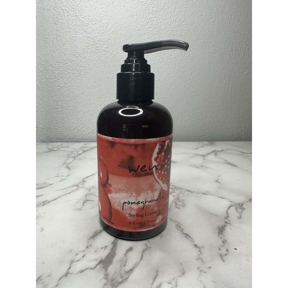 Wen By Chaz Dean Pomegranate Styling Crème 6oz. NEW With Pump